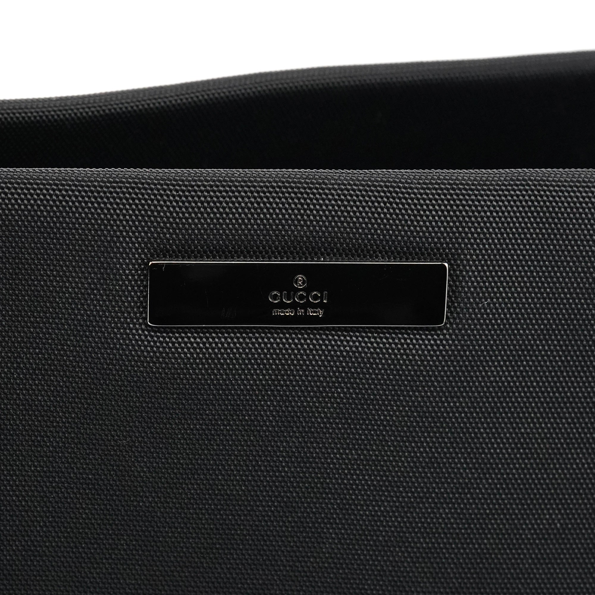 002 1010 Black Canvas Bamboo Tote Bag