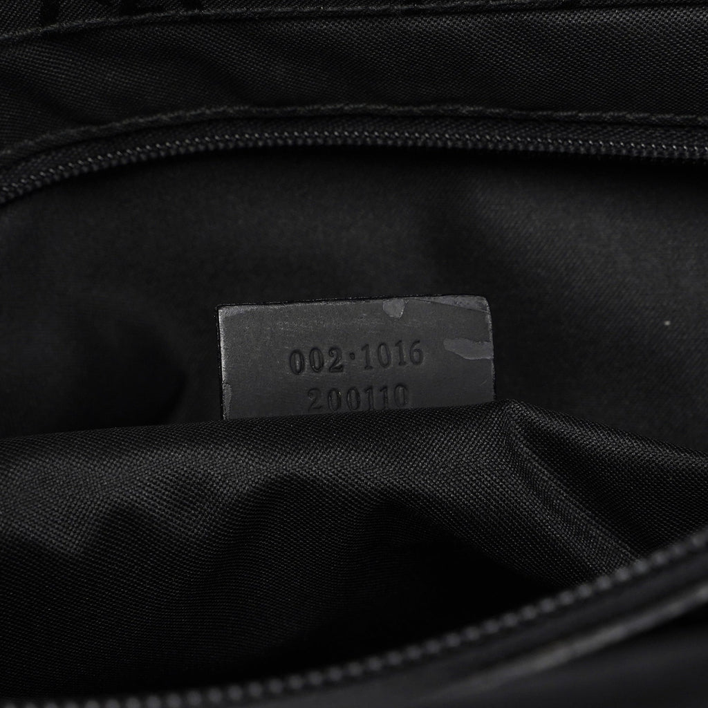 002 1016 Black GG Bamboo Tote