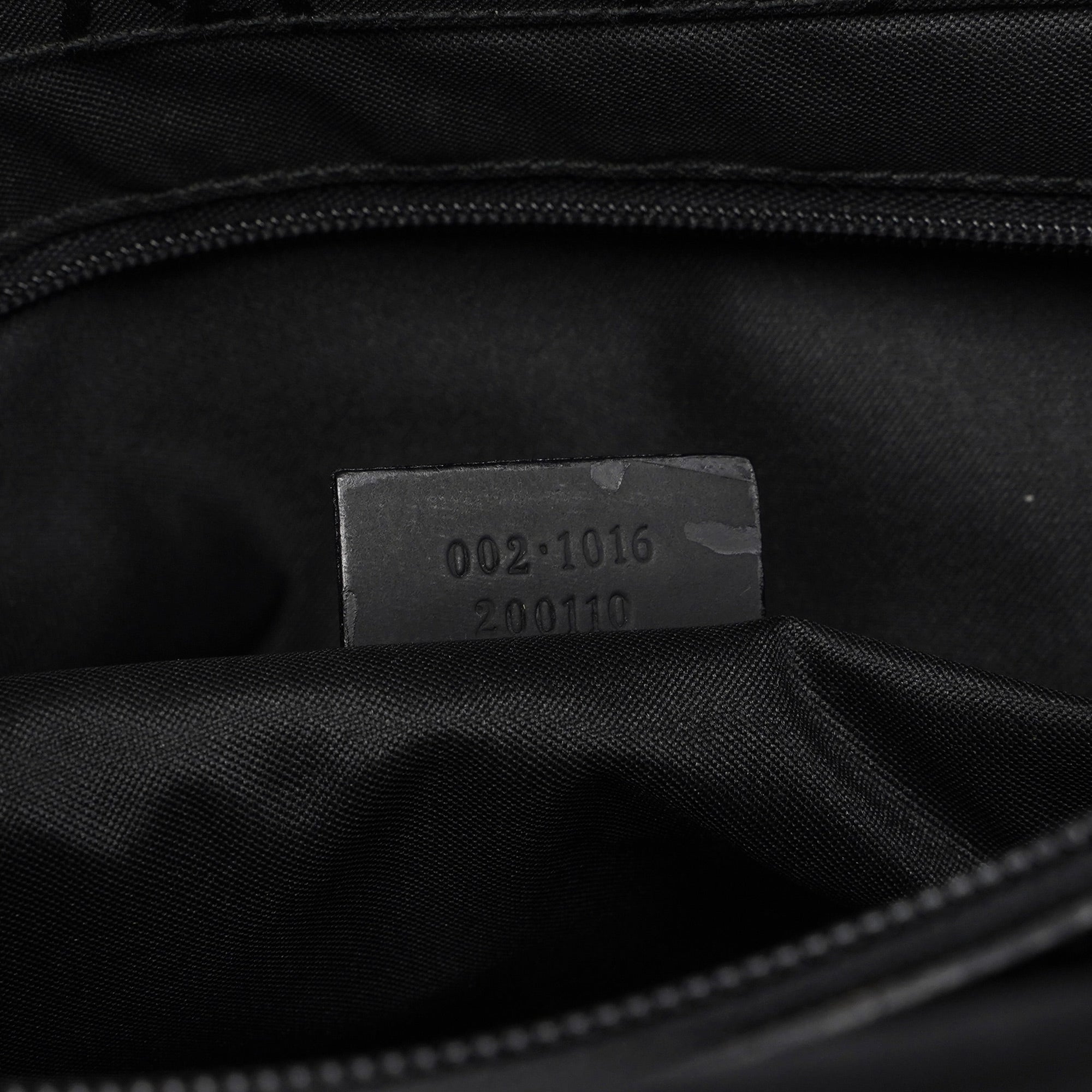 002 1016 Black GG Bamboo Tote