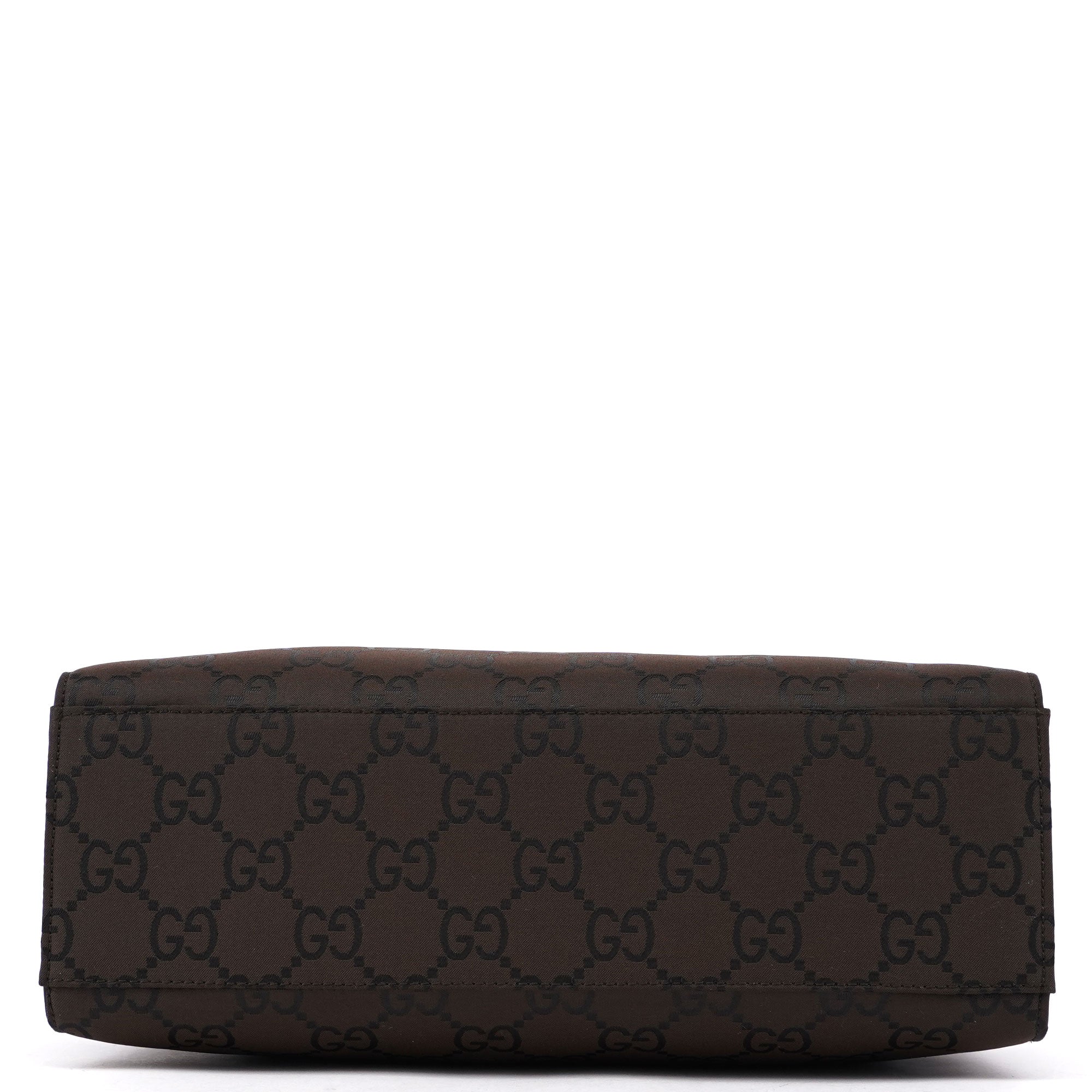 002 1016 Brown GG Bamboo 2-Way Tote