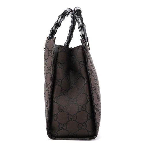 002 1016 Brown GG Bamboo 2-Way Tote
