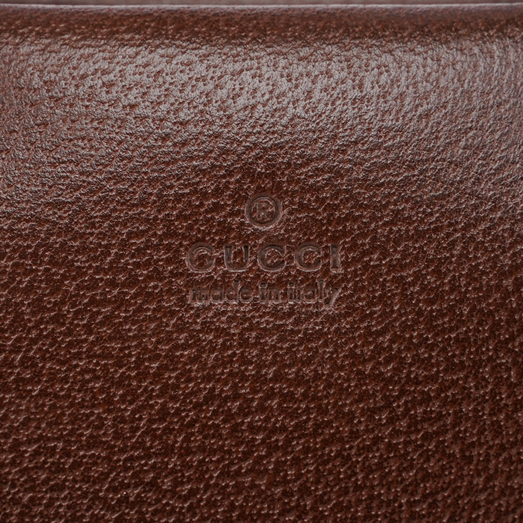 002 1035 Brown Leather Bamboo 2-Way Tote