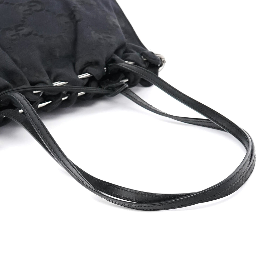 002 1054 Black GG Clutch Tote Bag