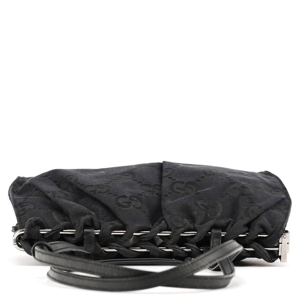 002 1054 Black GG Clutch Tote Bag