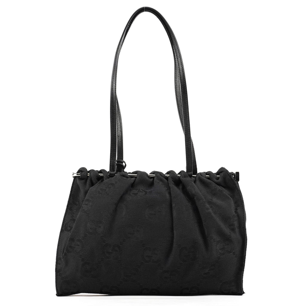 002 1054 Black GG Clutch Tote Bag