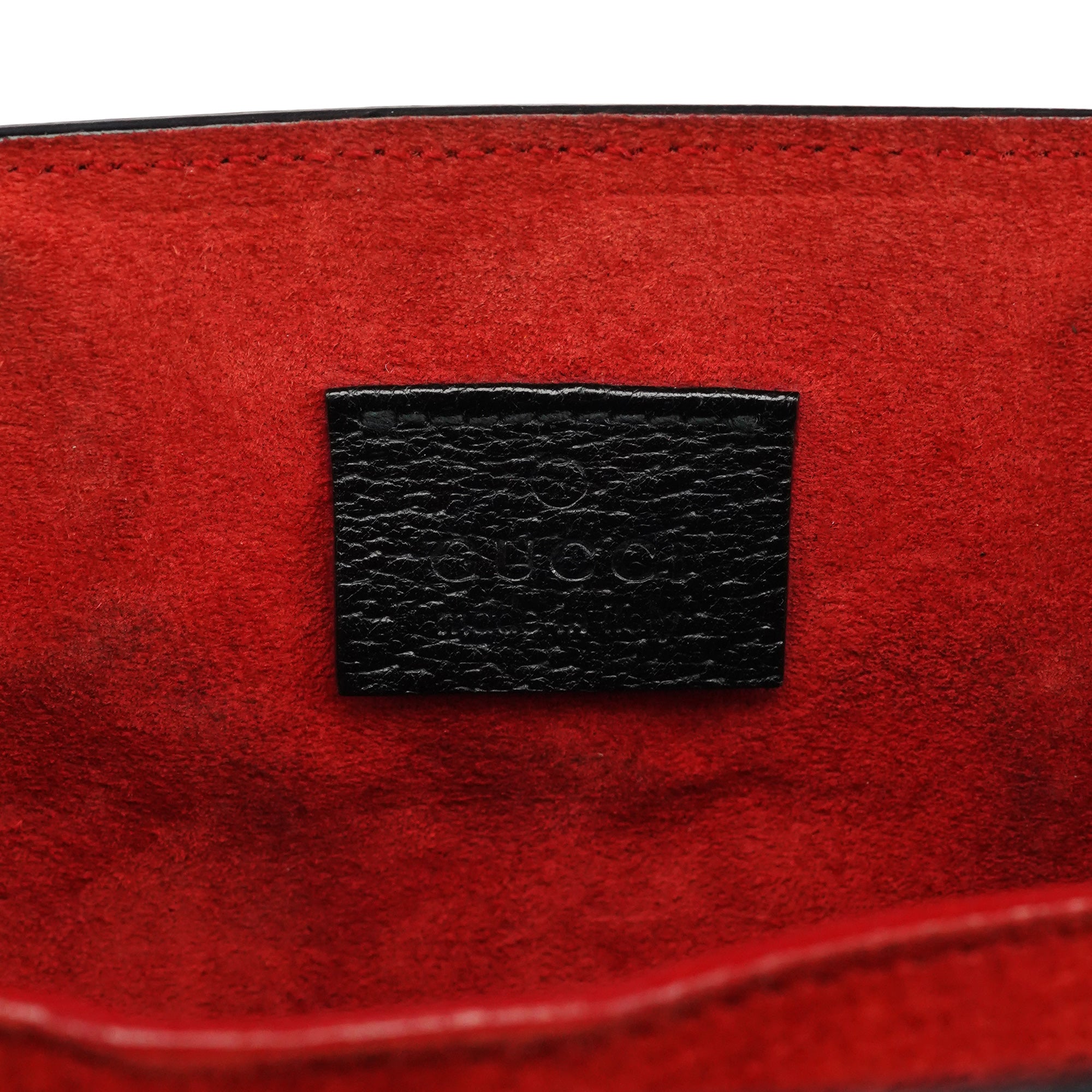 002 1060 Black Leather Bamboo Tote Bag