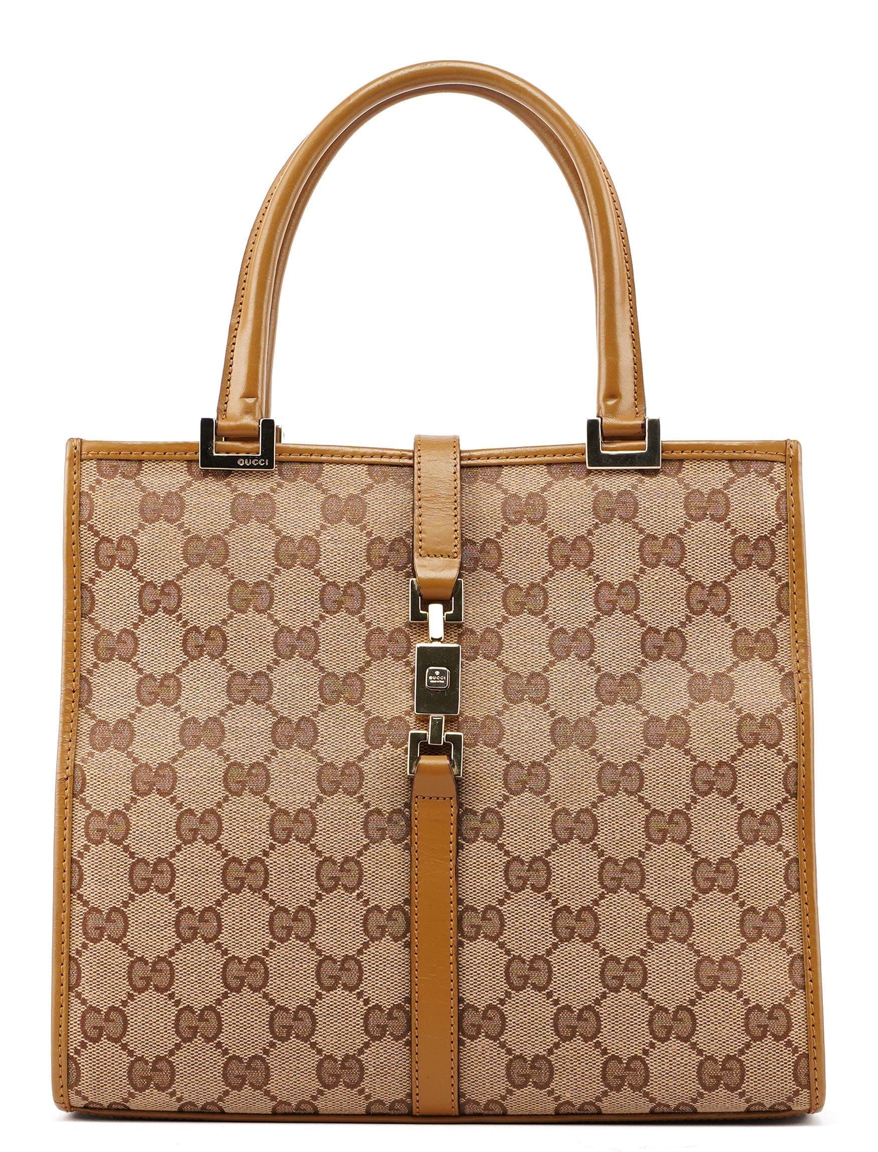 002 1065 Beige GG Jackie Tote