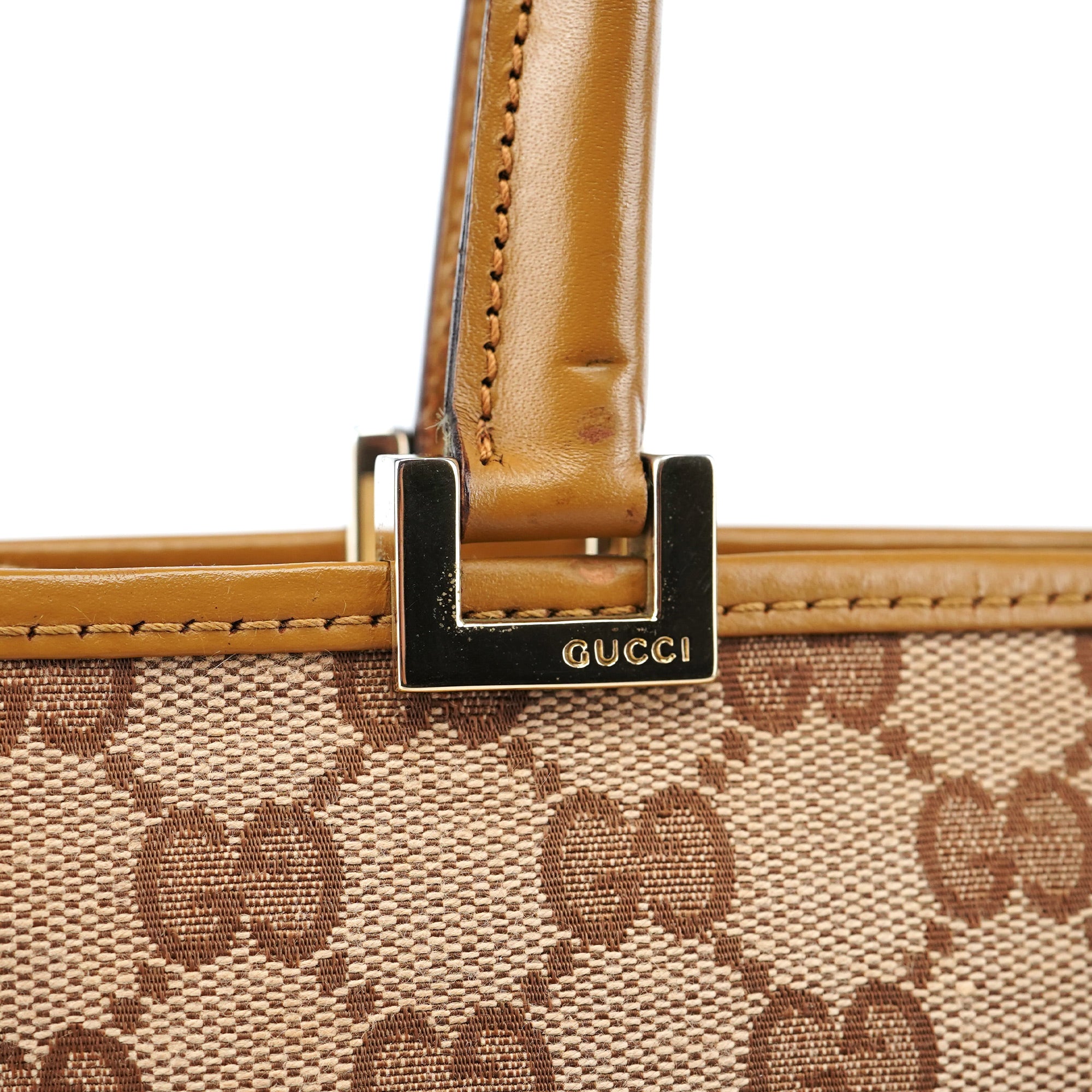 002 1065 Beige GG Jackie Tote