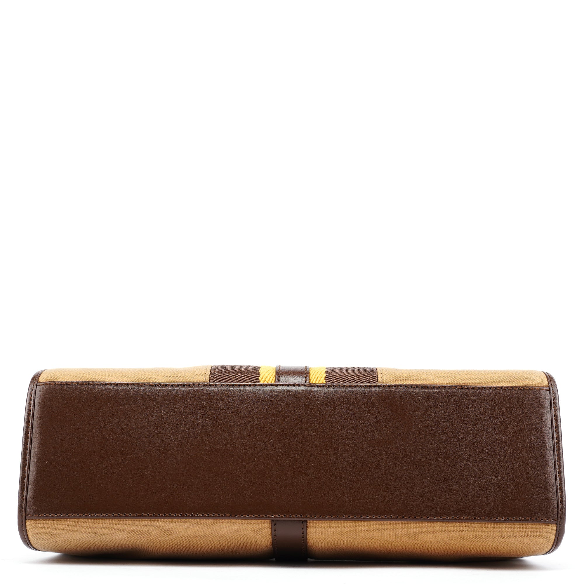 002 1067 Beige Canvas Jackie Shoulder Bag