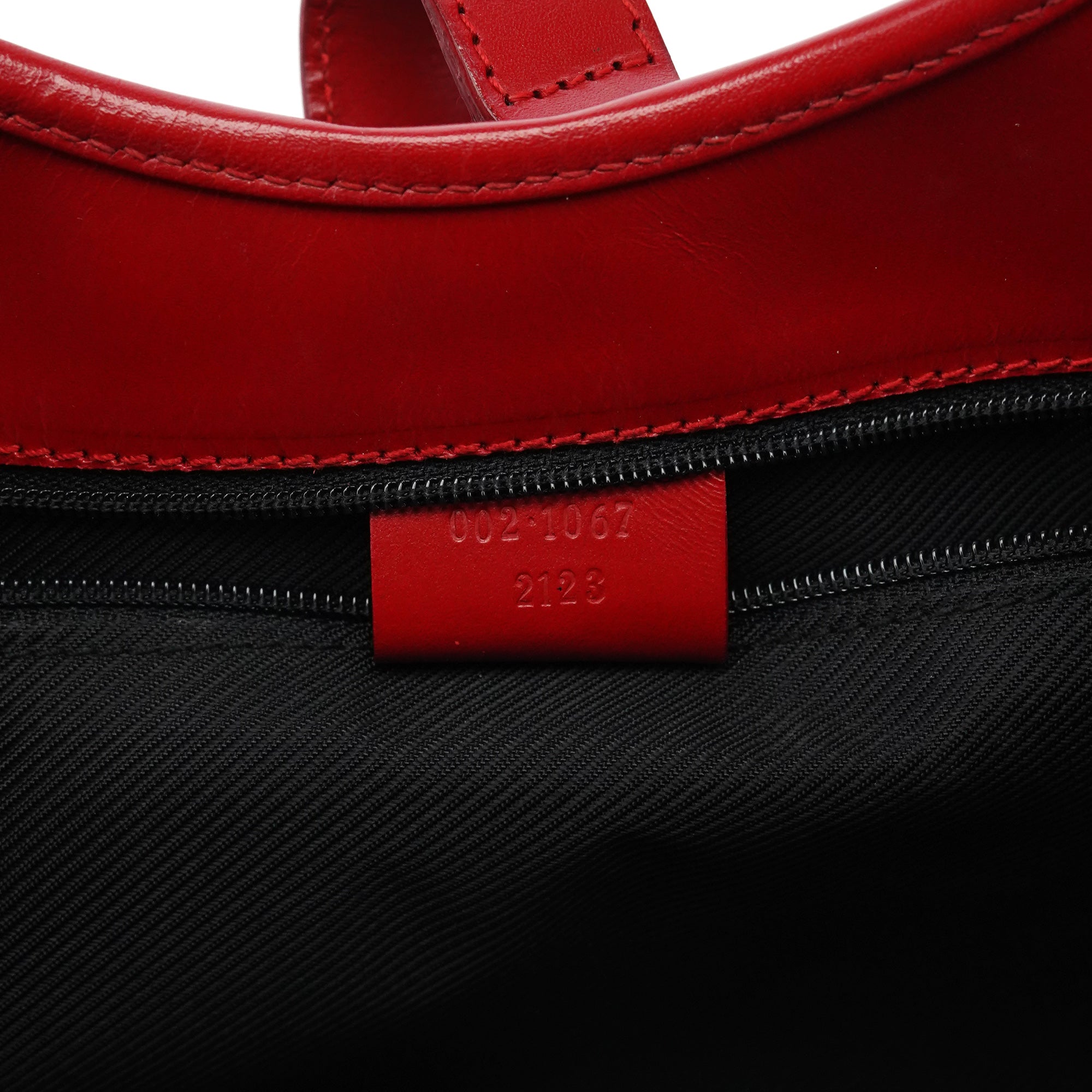 002 1067 Beige Red GG Jackie Shoulder Bag