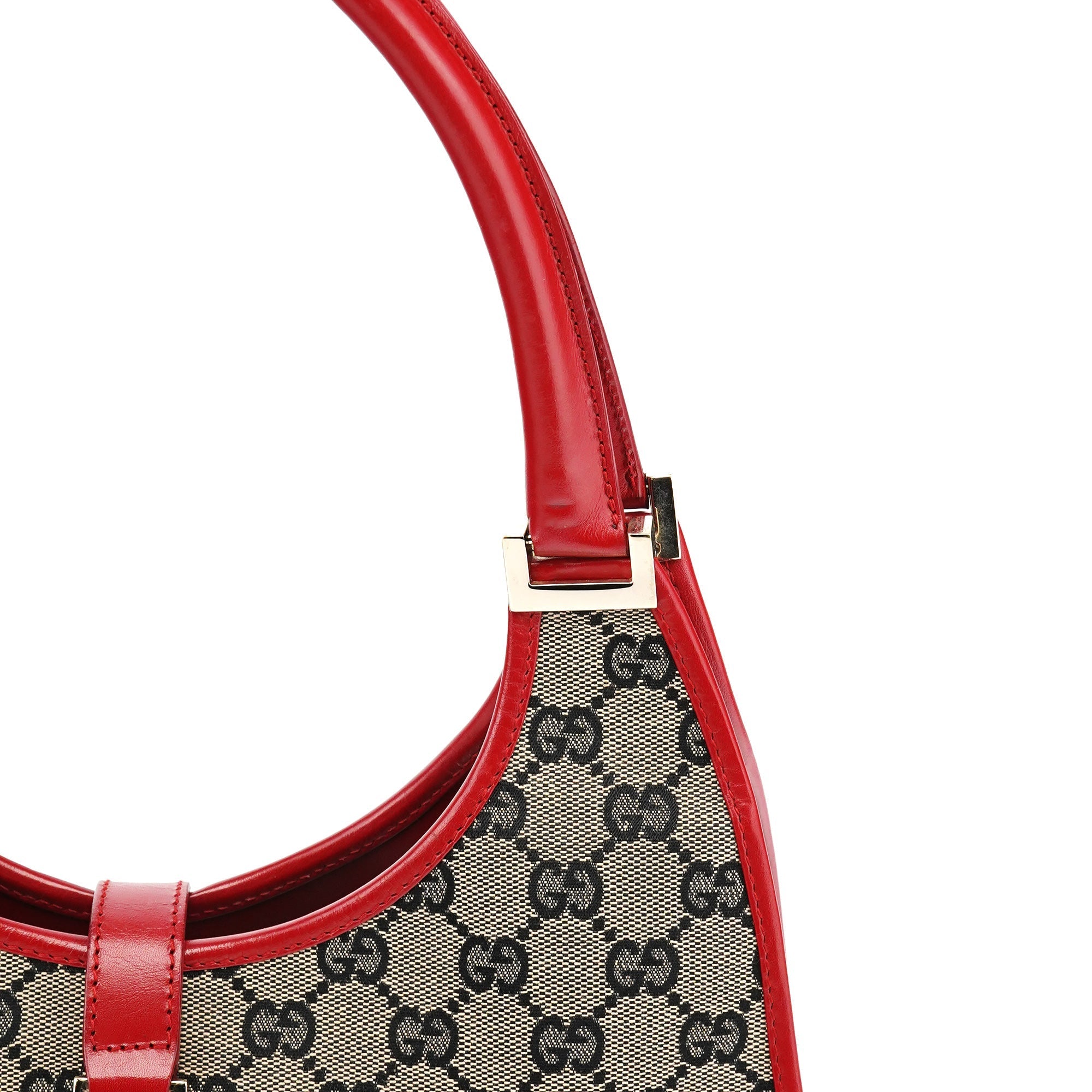 002 1067 Beige Red GG Jackie Shoulder Bag