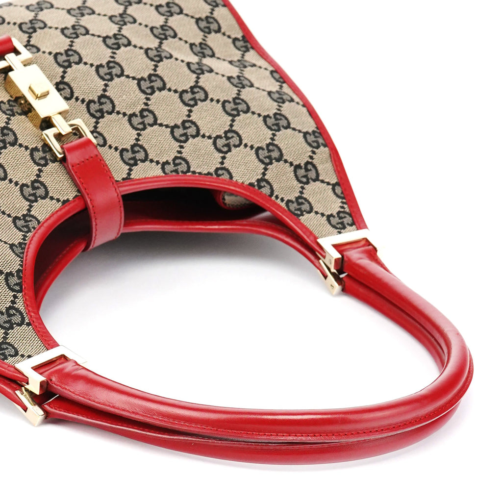 002 1067 Beige Red GG Jackie Shoulder Bag
