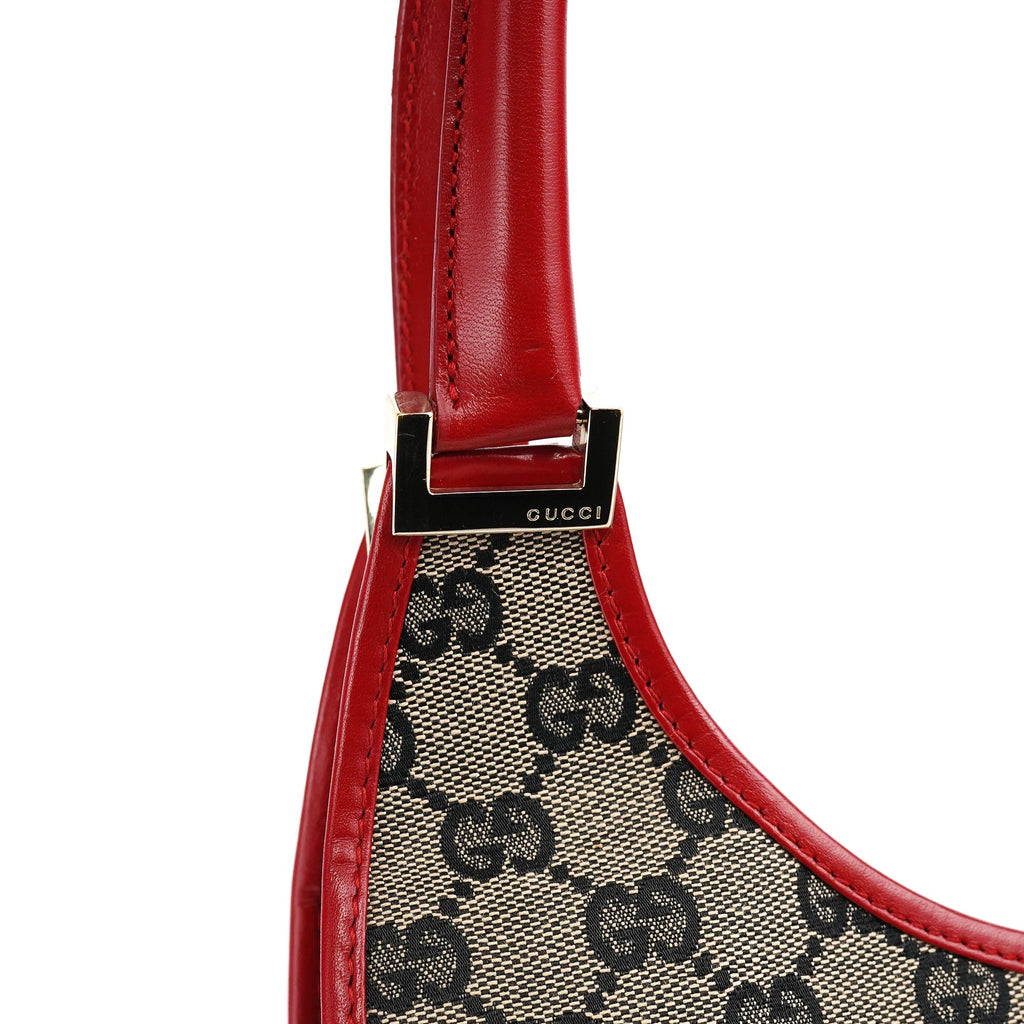 002 1067 Beige Red GG Jackie Shoulder Bag