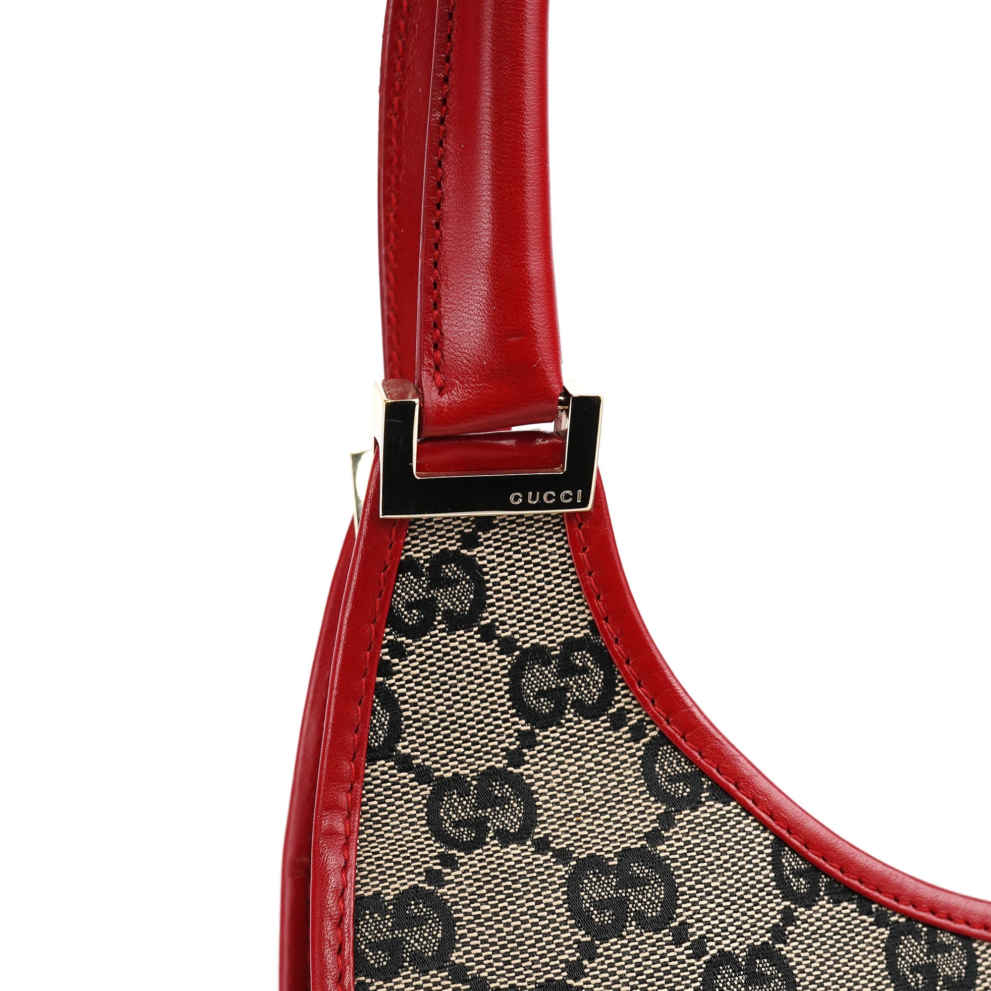 002 1067 Beige Red GG Jackie Shoulder Bag