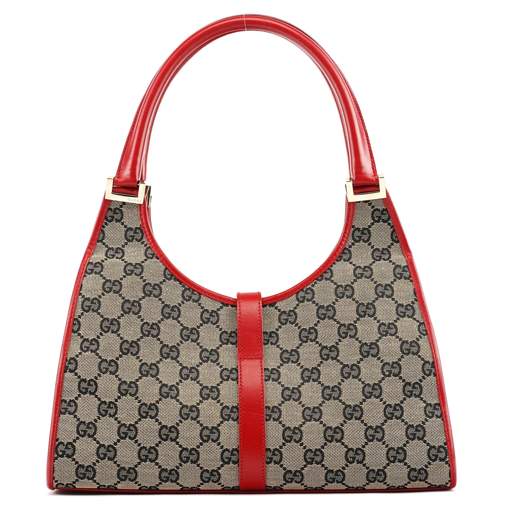 002 1067 Beige Red GG Jackie Shoulder Bag