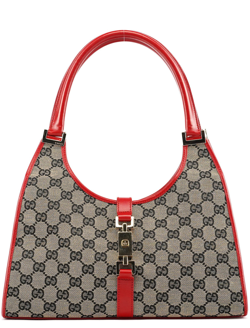 002 1067 Beige Red GG Jackie Shoulder Bag