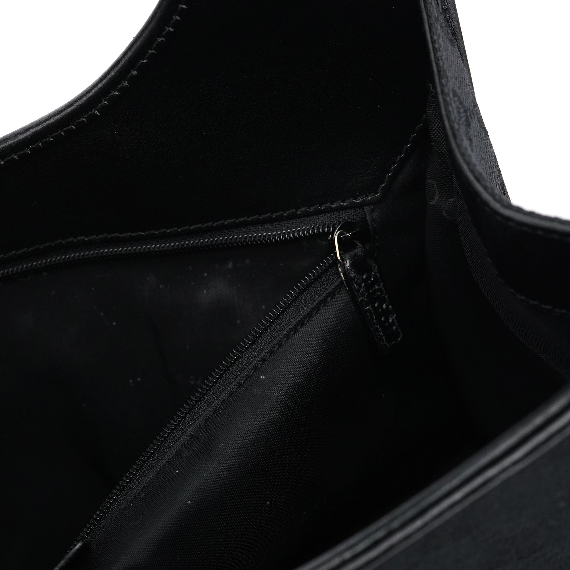 002 1067 Black GG Jackie Shoulder Bag