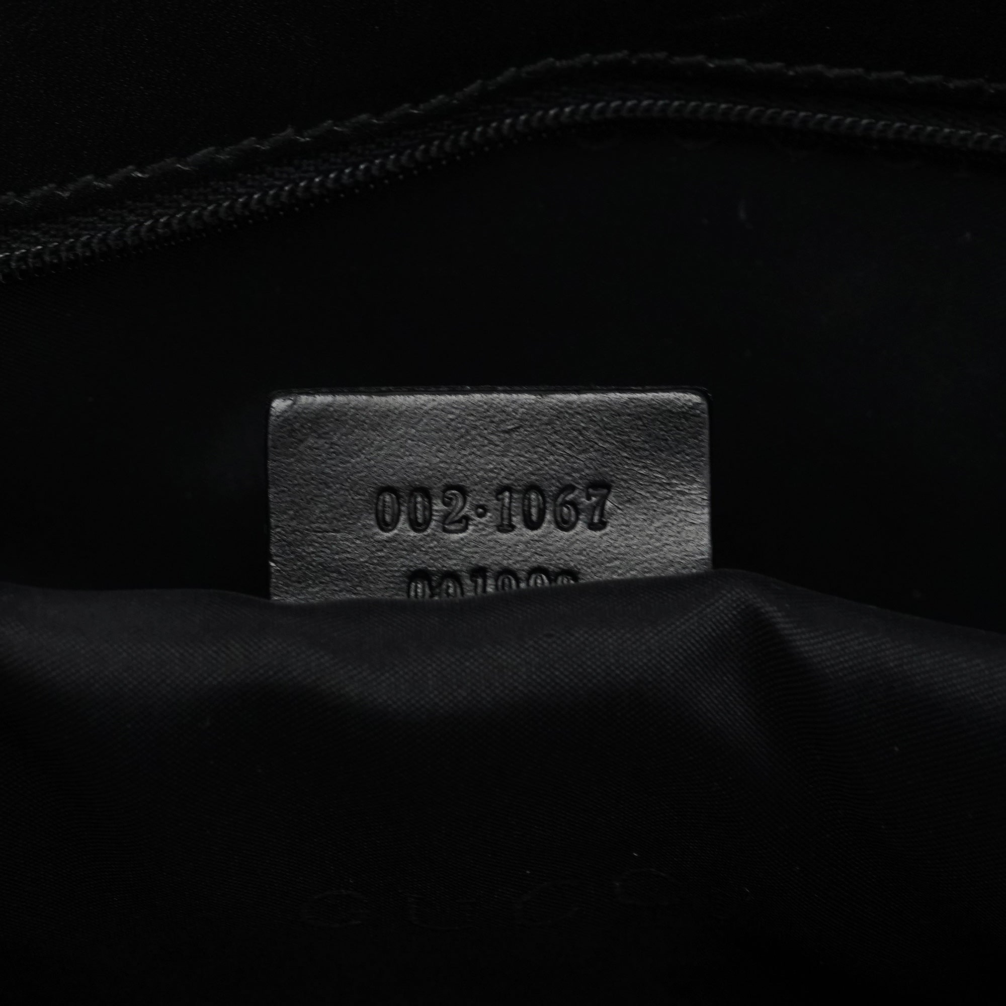 002 1067 Black GG Jackie Shoulder Bag