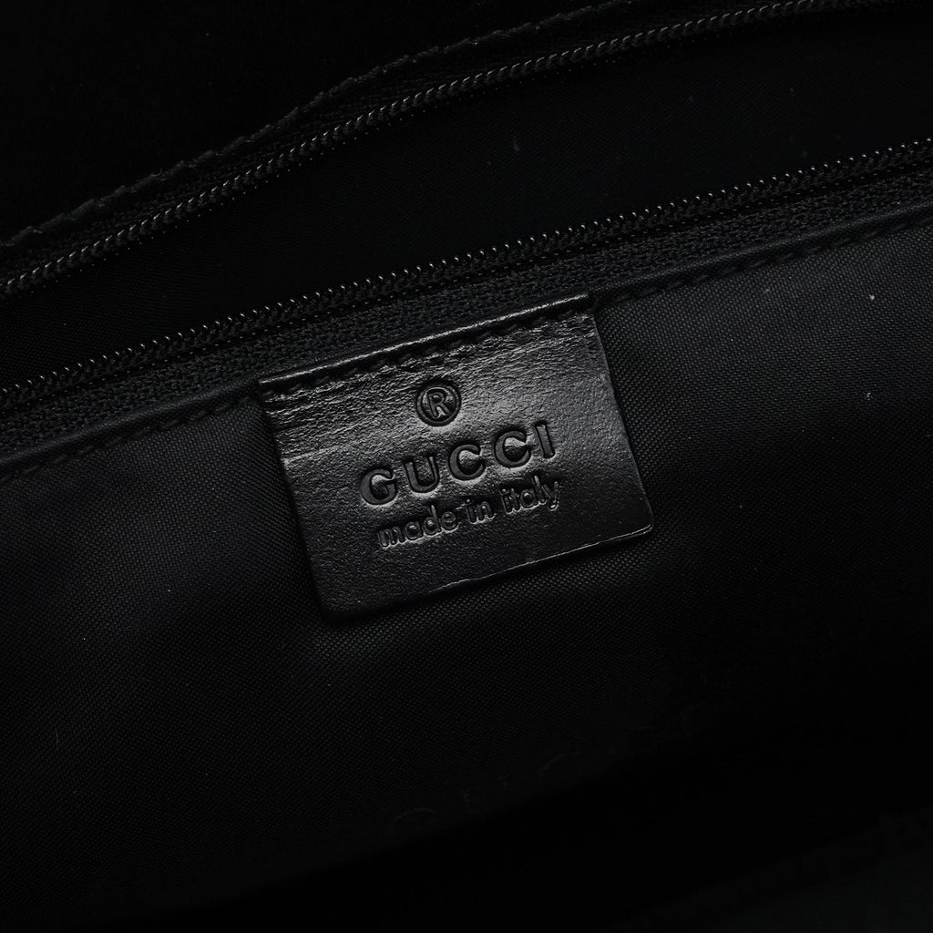 002 1067 Black GG Jackie Shoulder Bag