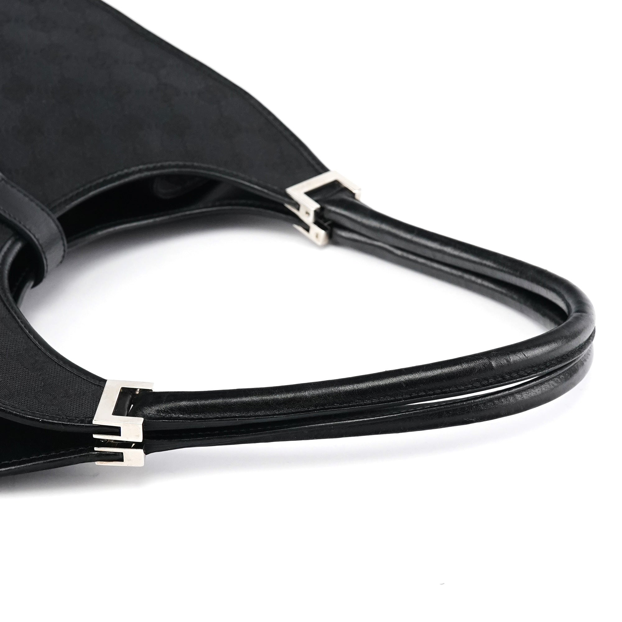 002 1067 Black GG Jackie Shoulder Bag