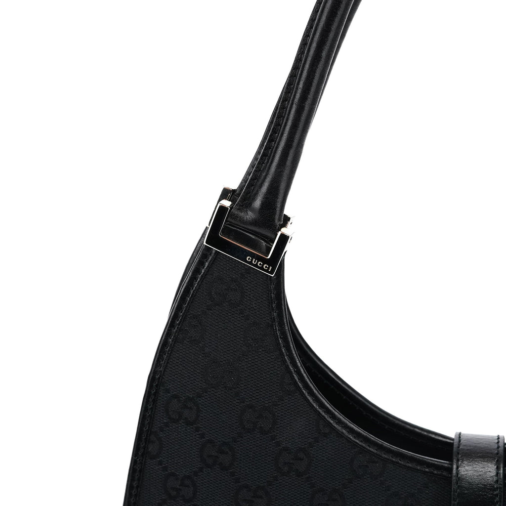 002 1067 Black GG Jackie Shoulder Bag