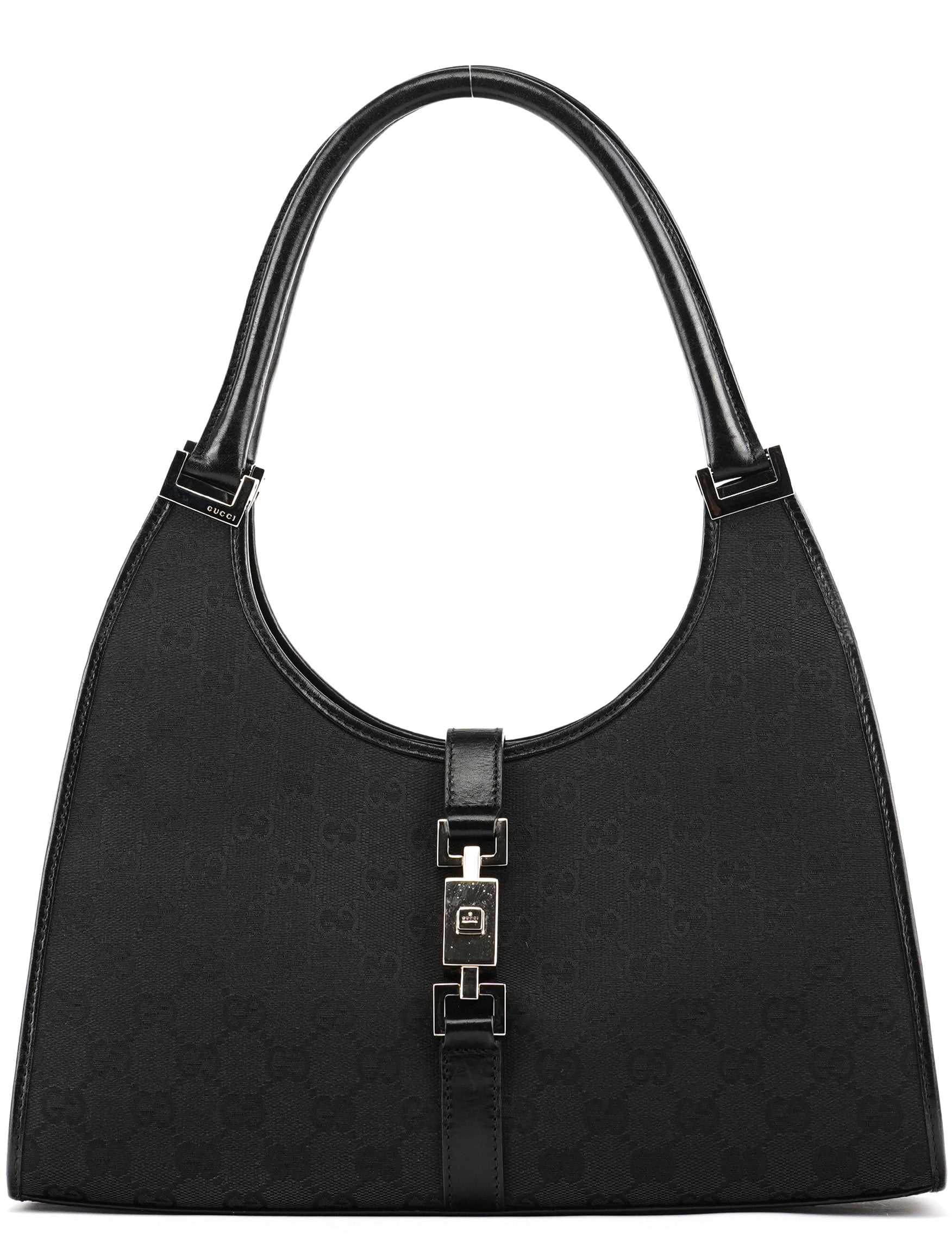 002 1067 Black GG Jackie Shoulder Bag