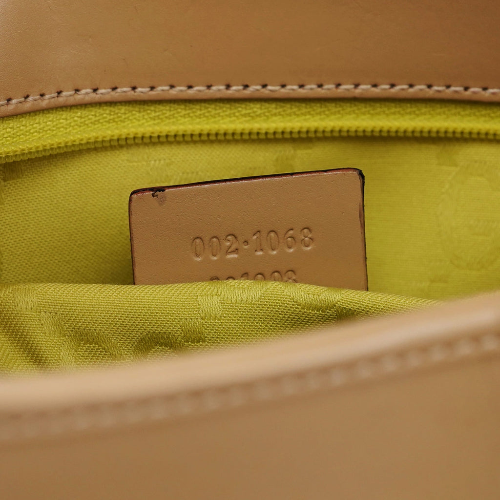 002 1068 Beige Calfskin Jackie Bag