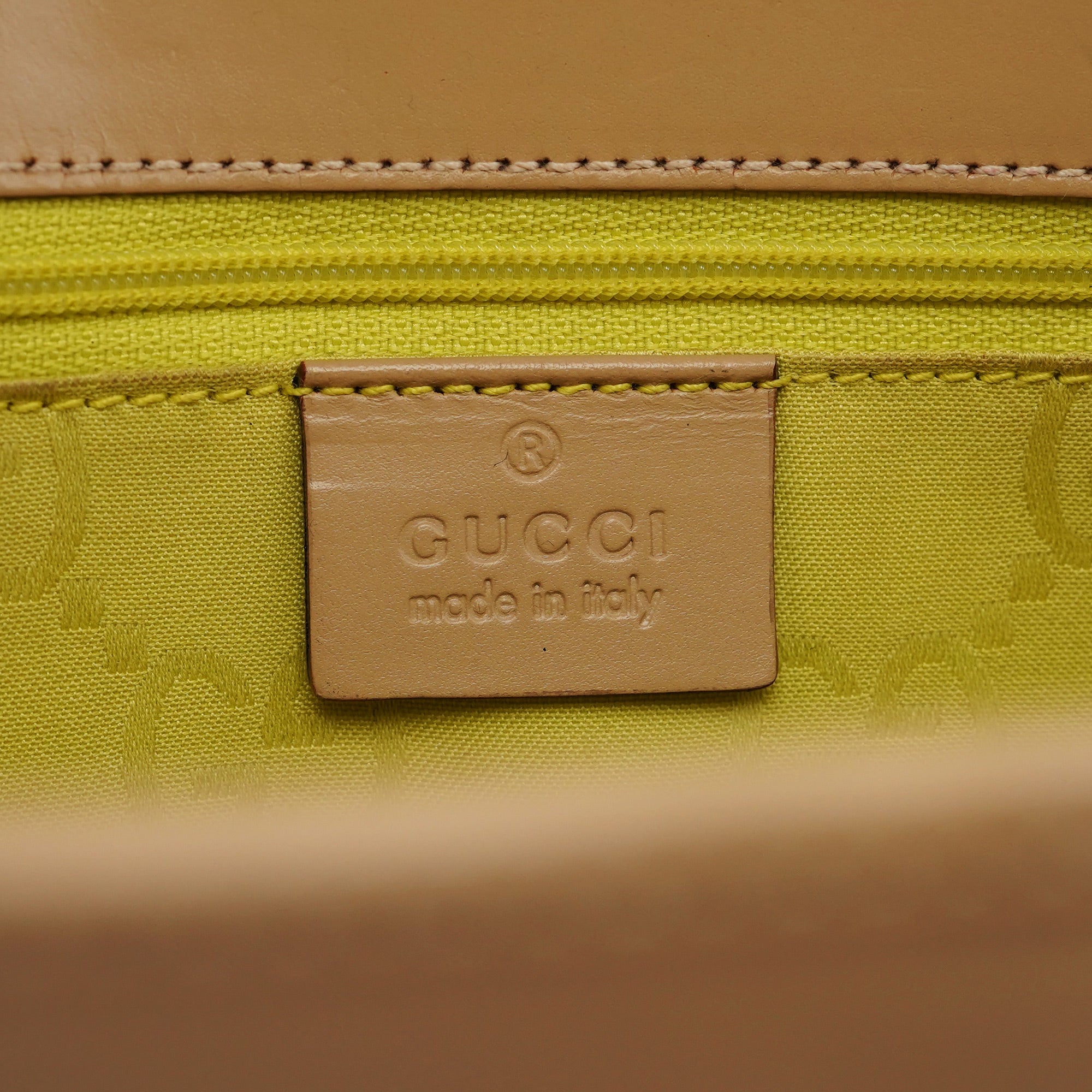 002 1068 Beige Calfskin Jackie Bag
