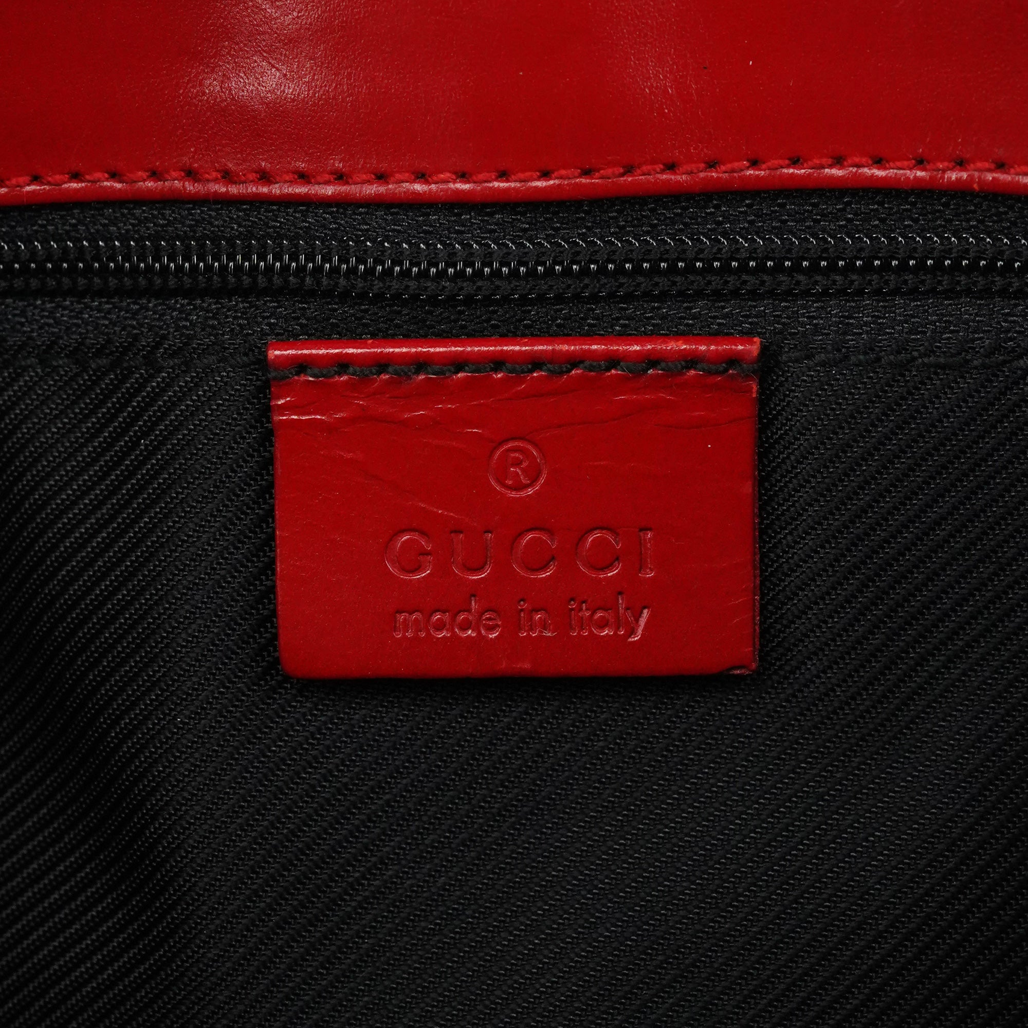 002 1068 Beige Red GG Jackie Shoulder Bag
