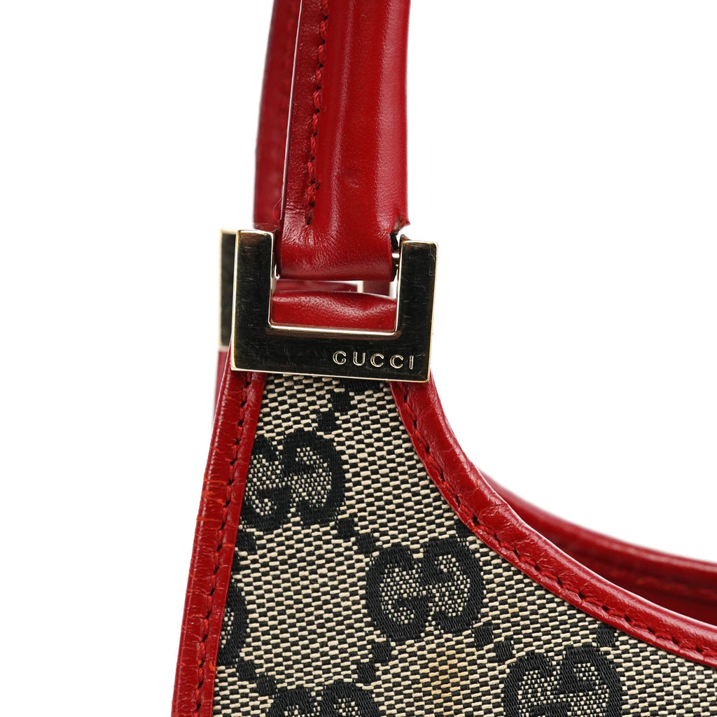 002 1068 Beige Red GG Jackie Shoulder Bag