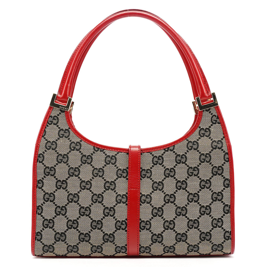 002 1068 Beige Red GG Jackie Shoulder Bag
