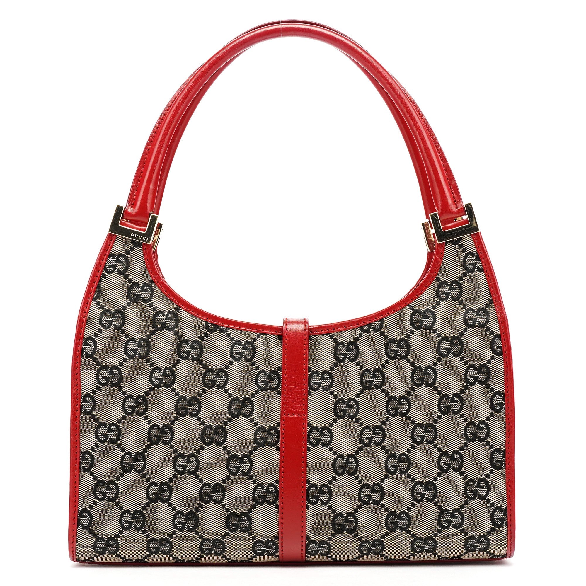 002 1068 Beige Red GG Jackie Shoulder Bag