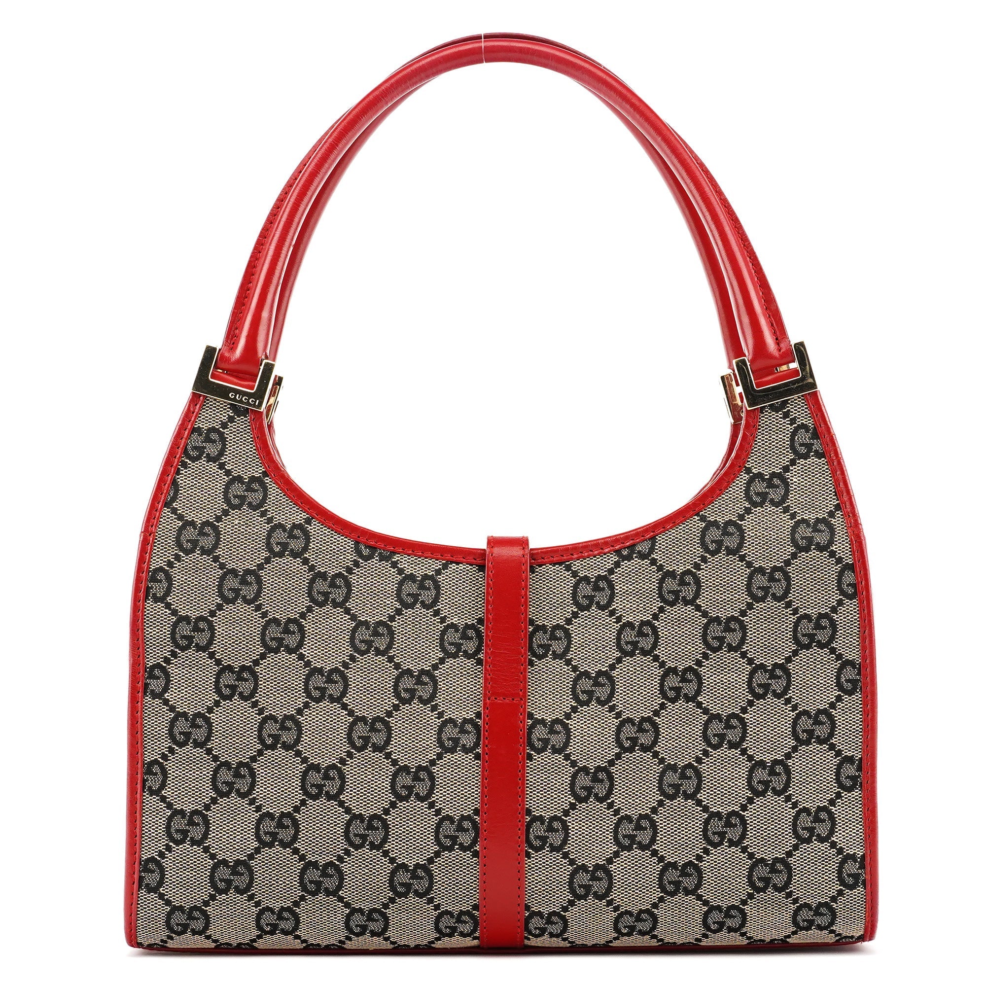 002 1068 Beige Red GG Jackie Shoulder Bag