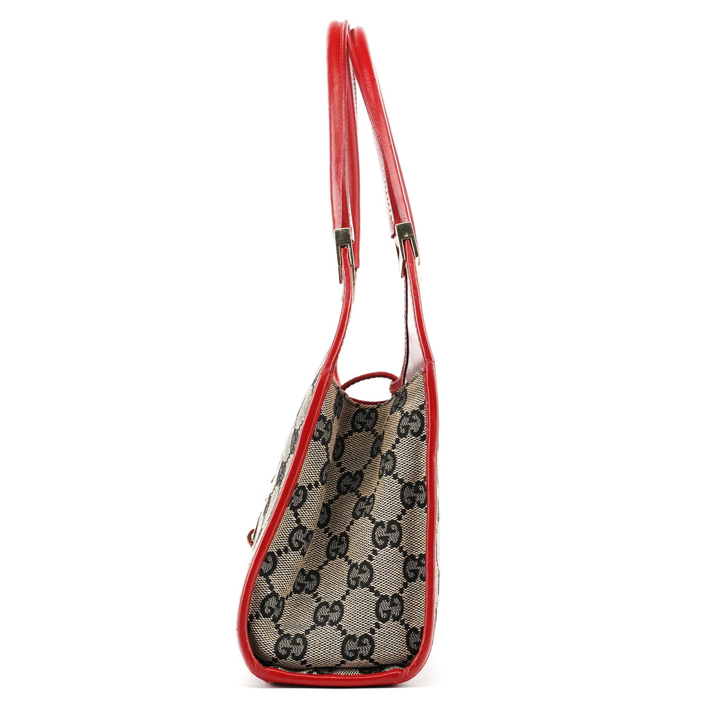 002 1068 Beige Red GG Jackie Shoulder Bag