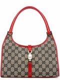 002 1068 Beige Red GG Jackie Shoulder Bag