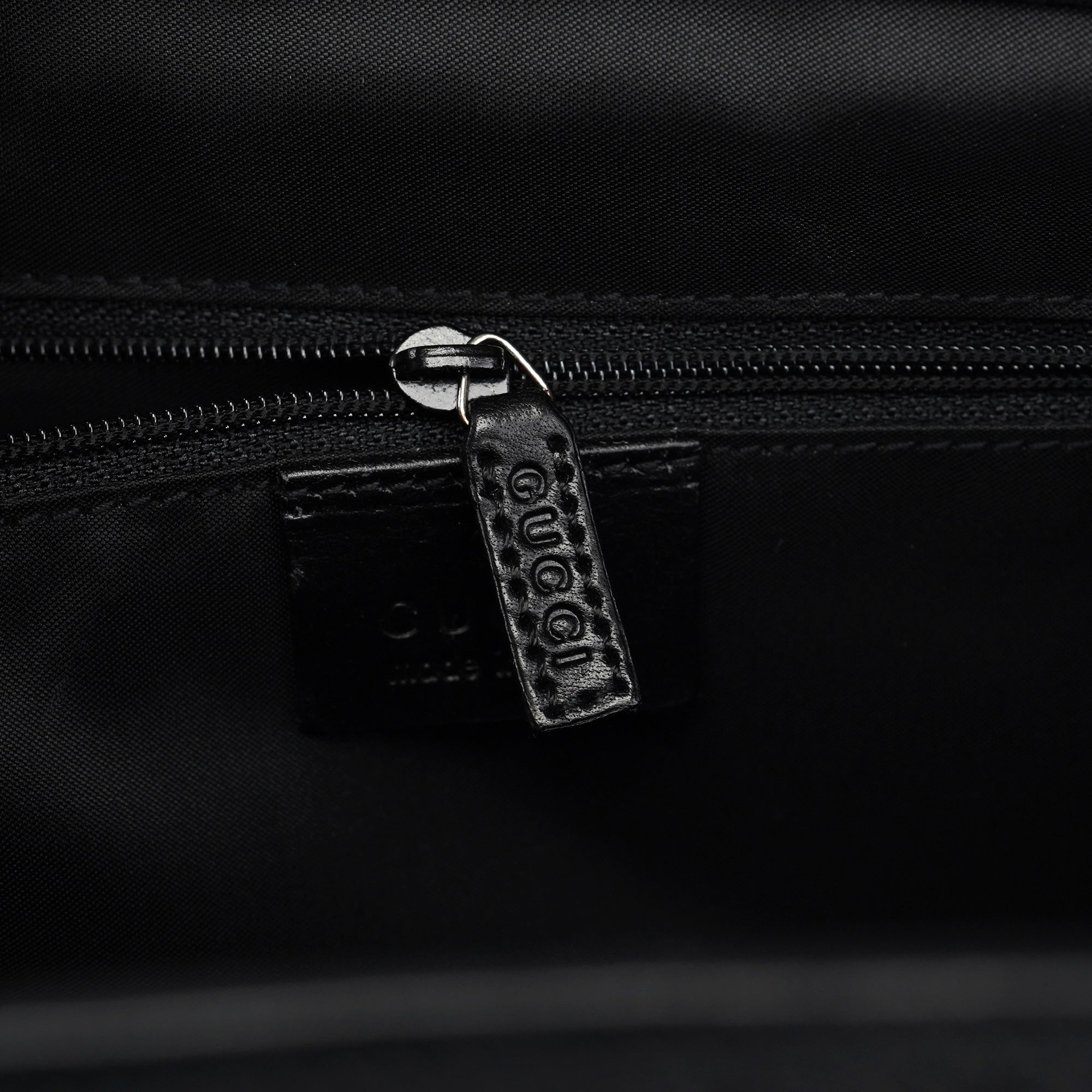002 1073 Black GG Jackie Tote Bag