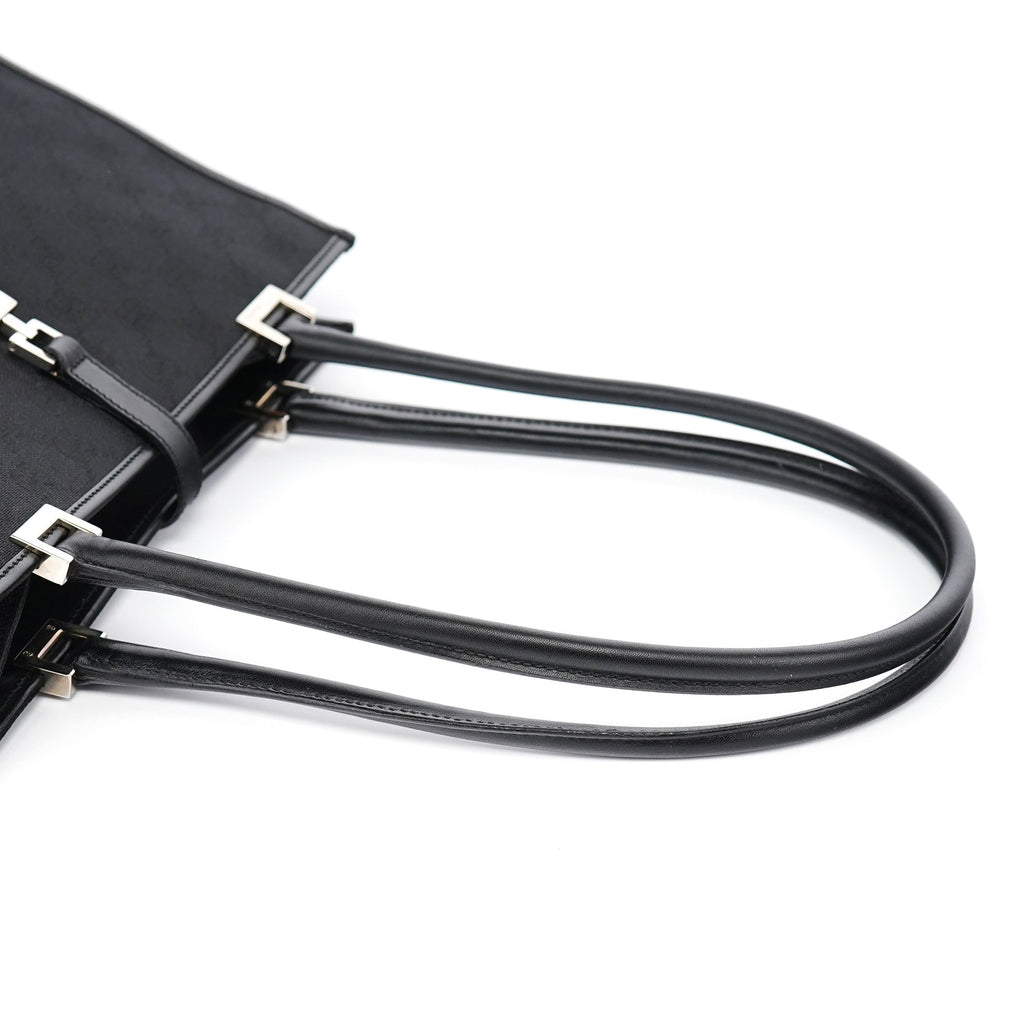 002 1073 Black GG Jackie Tote Bag