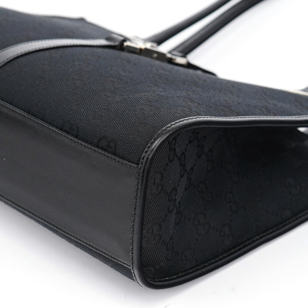 002 1073 Black GG Jackie Tote Bag