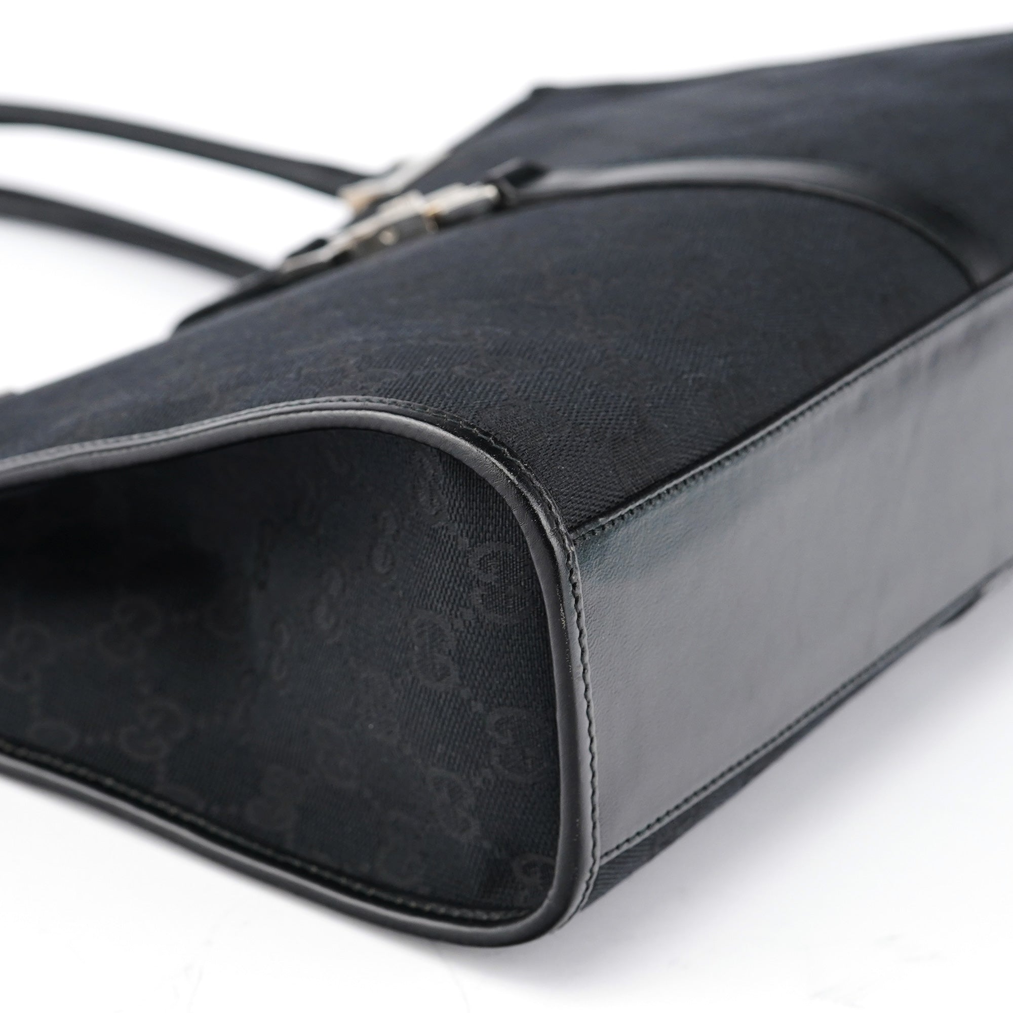 002 1073 Black GG Jackie Tote Bag
