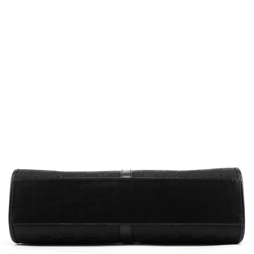 002 1073 Black GG Jackie Tote Bag