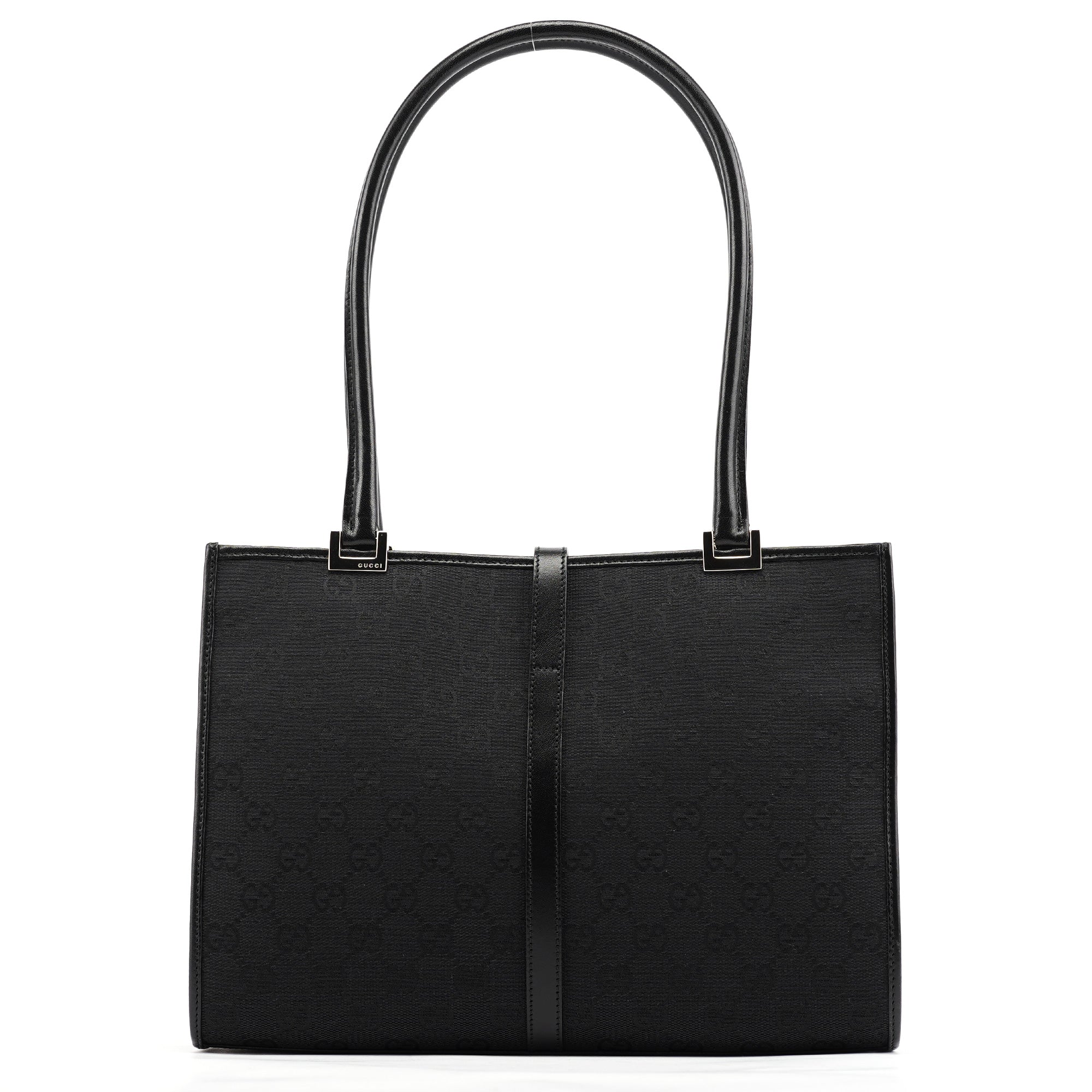 002 1073 Black GG Jackie Tote Bag
