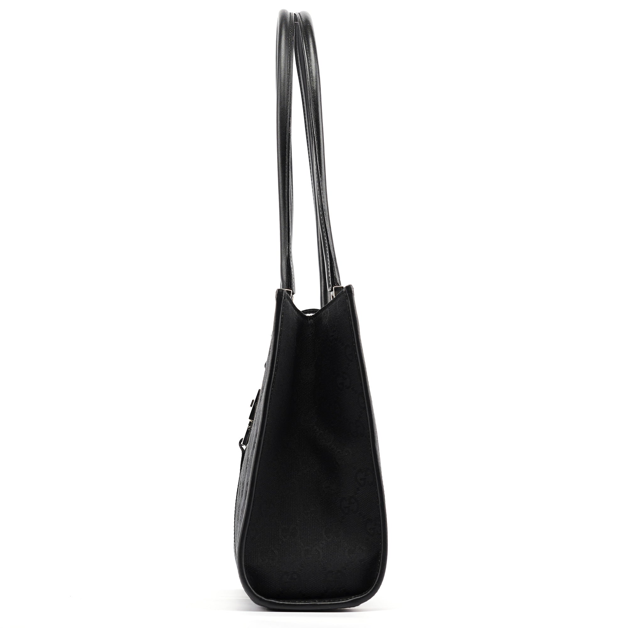 002 1073 Black GG Jackie Tote Bag