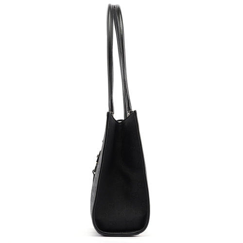 002 1073 Black GG Jackie Tote Bag