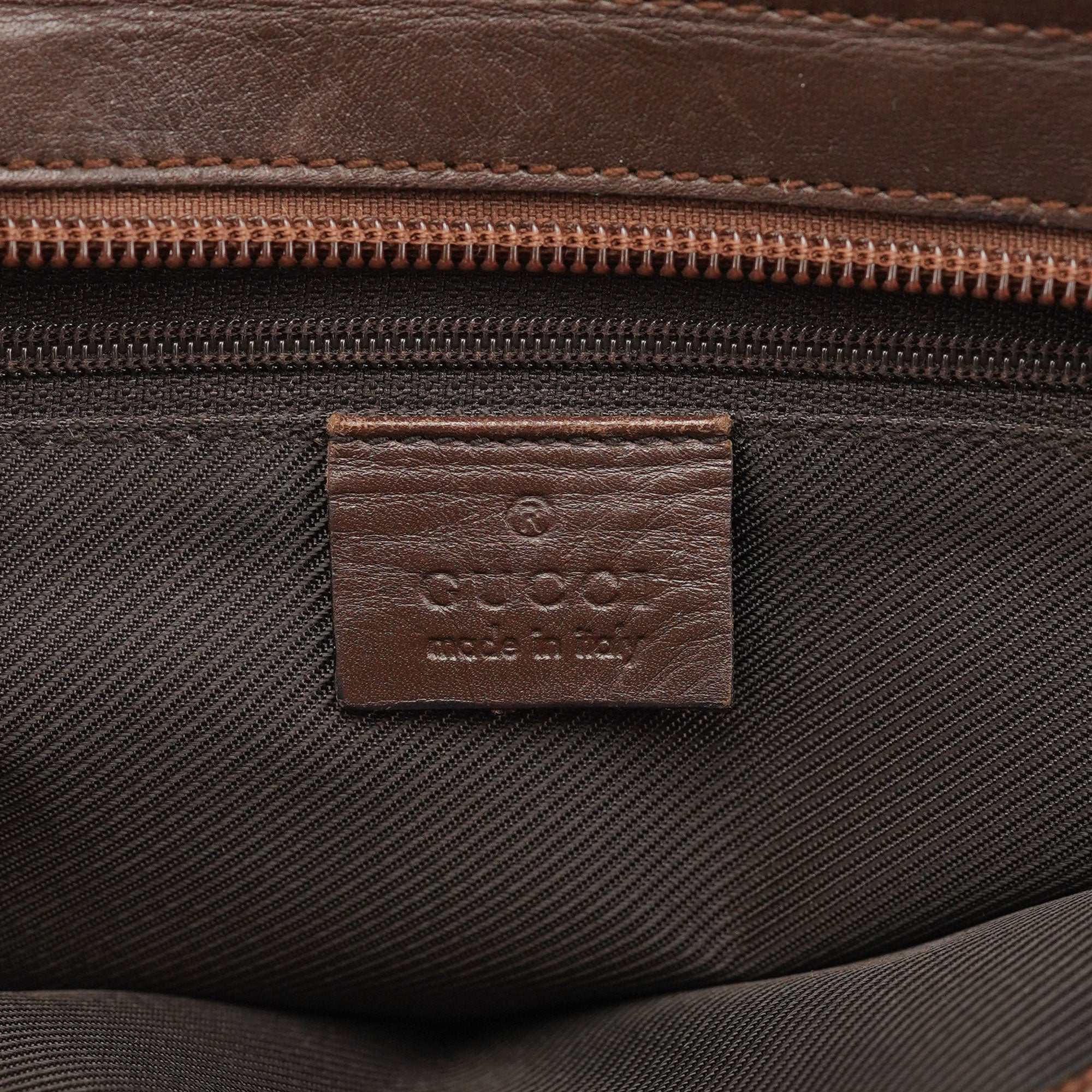 002 1119 Beige Brown GG Tote Bag
