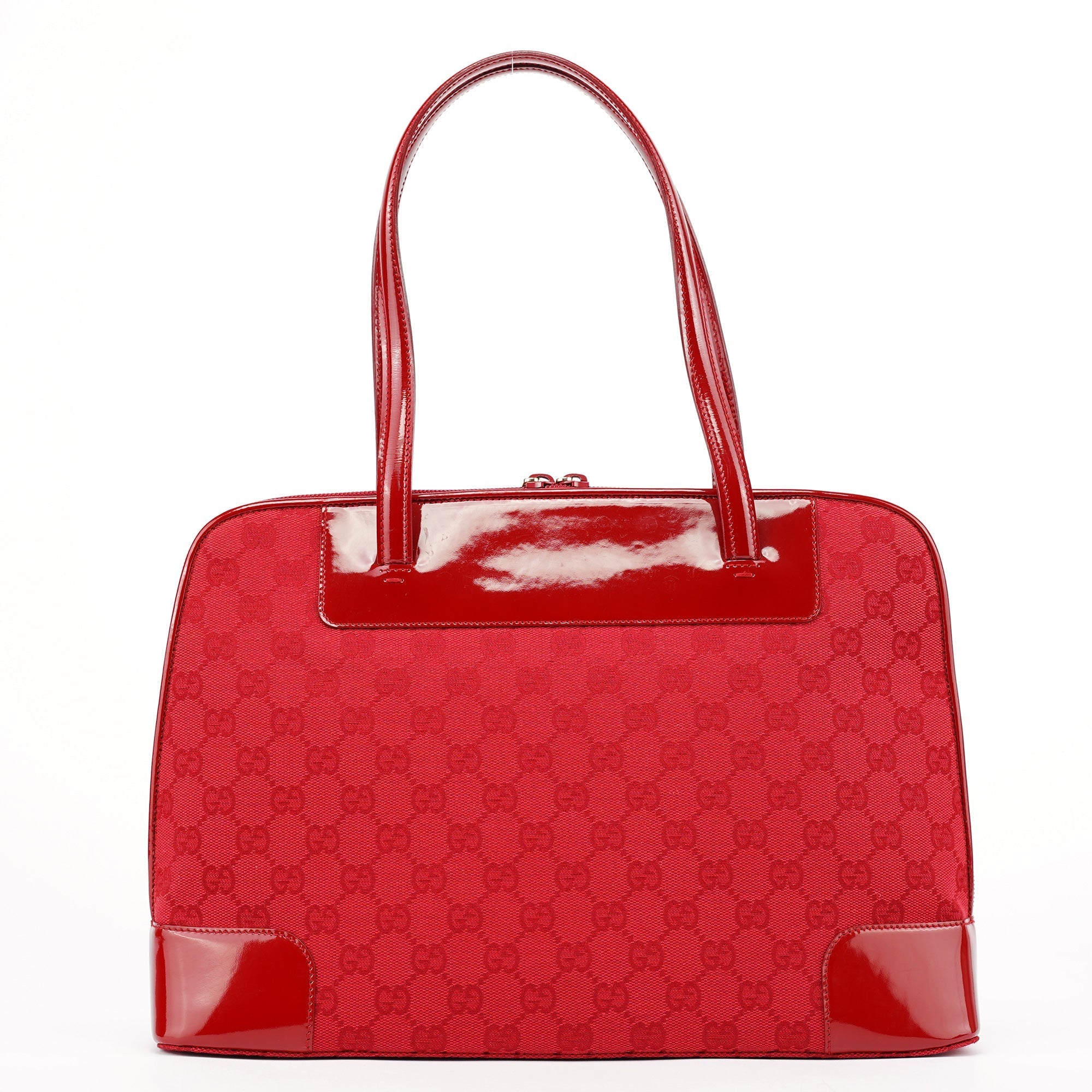 002 1122 Red GG Tote Bag