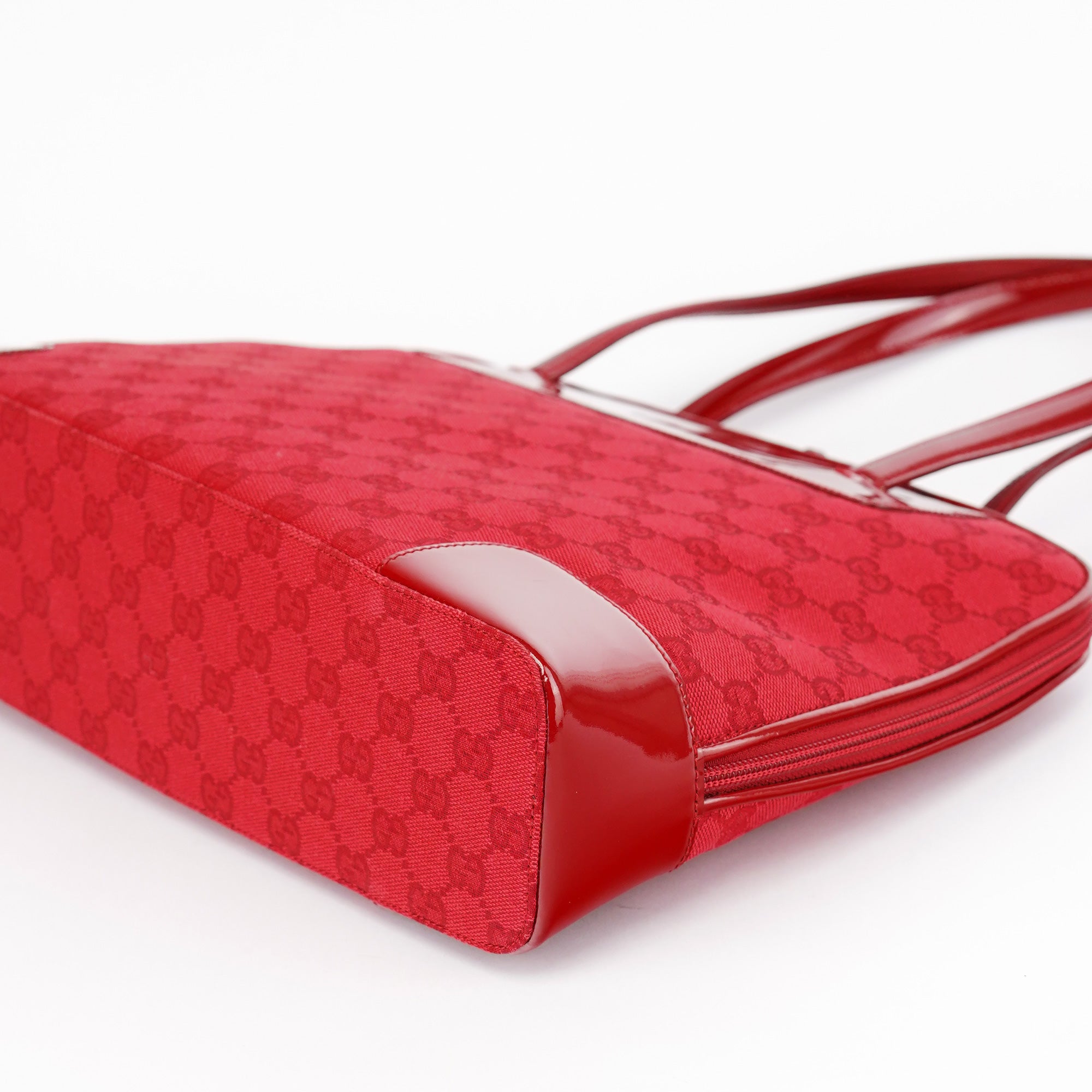 002 1122 Red GG Tote Bag