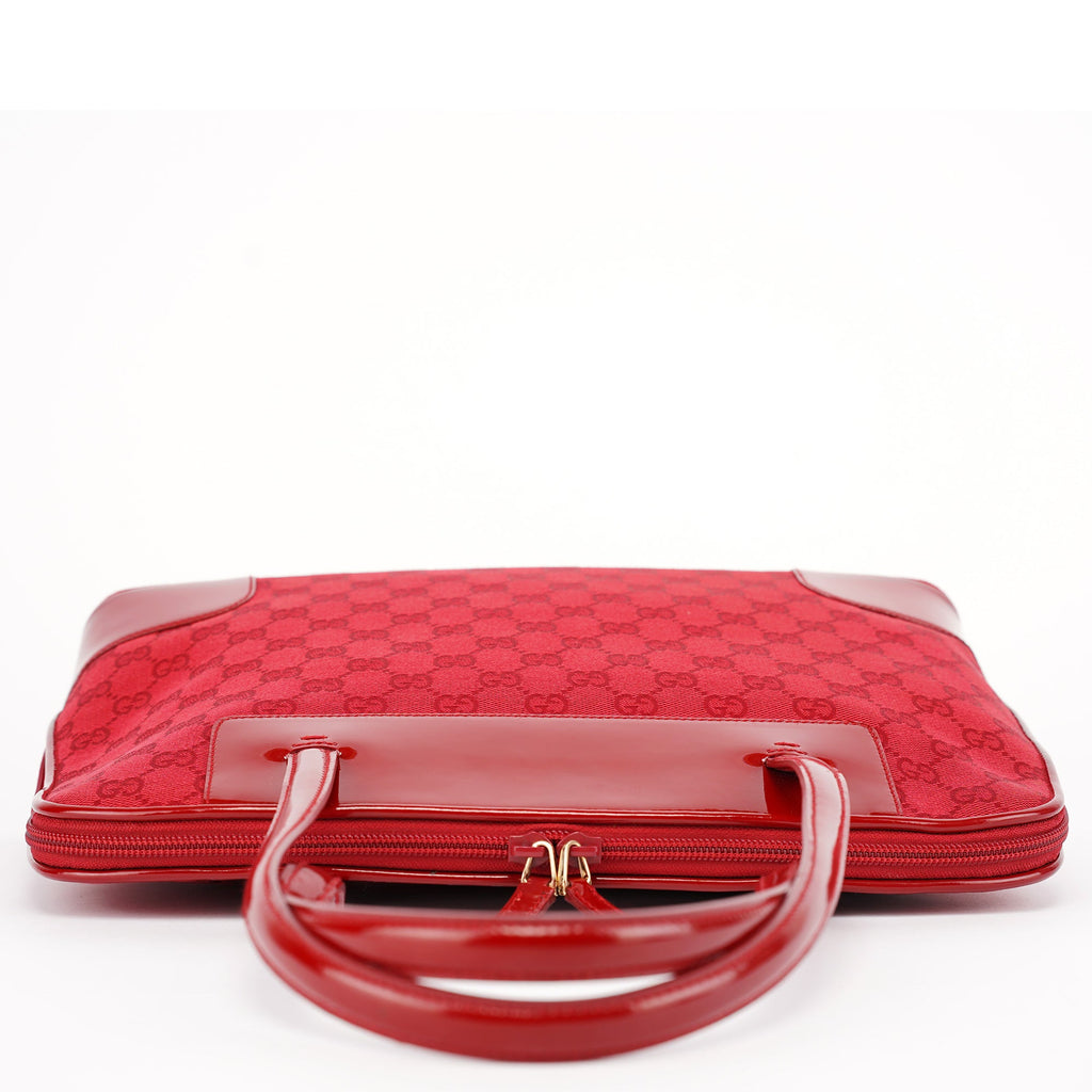 002 1122 Red GG Tote Bag