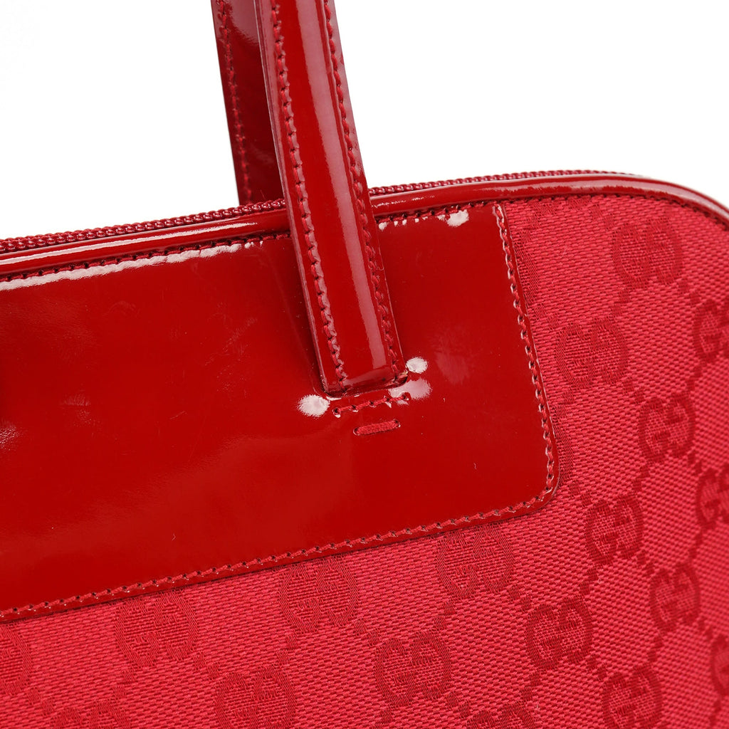 002 1122 Red GG Tote Bag
