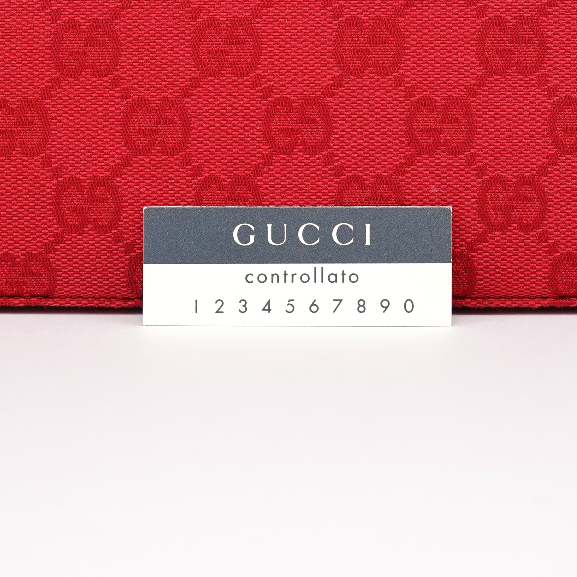 002 1122 Red GG Tote Bag