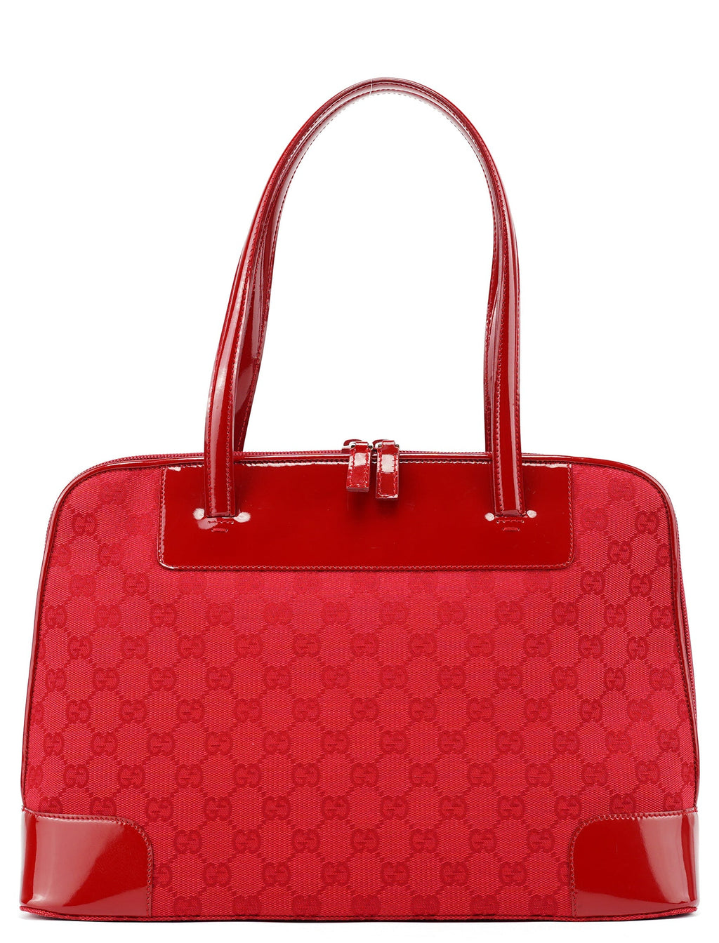 002 1122 Red GG Tote Bag